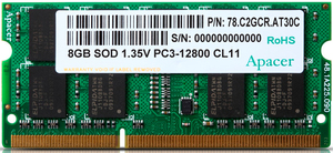 זכרון Apacer DDR3 8GB 1600MHz DV.08G2K.KAM