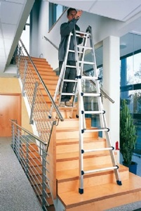 סולם טלסקופי אלומיניום 5X4 שלבים 5.24 מטר TLB-20 MAOZ