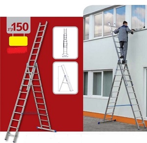 סולם אלומיניום 12X3שלבים 8.46 מטר maoz