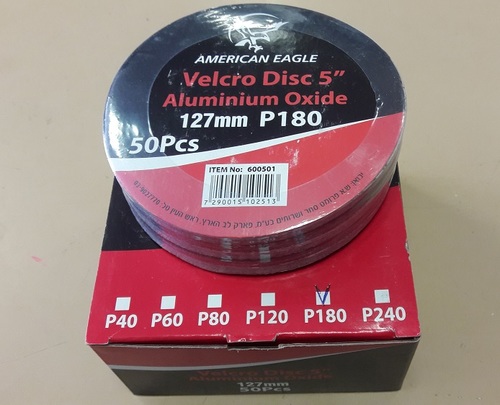 נייר לטש  5 '' גרעין  240 50 יחידות אמריקן איגל 