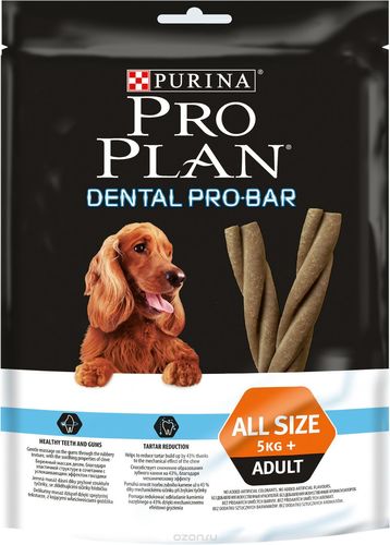 חטיף דנטל פרו בר פרו פלאן 150 גרם \ Pro Plan Dental Pro bar All Size Adult