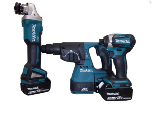 הסט המטורף למקצוען - מברגת אימפקט + פטישון + משחזת  Makita