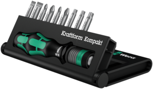 סט מברג KK10 + ביטים מתחלפים 9 יח