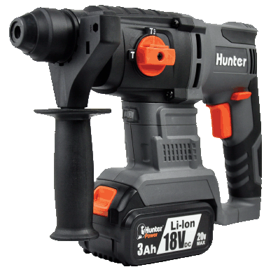 פטישון נטען 18V עם 2 סוללות 3.0A