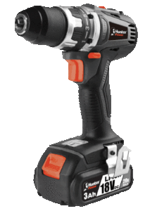 מברגת פוטר נטענת 18V עם 2 סוללות 3.0A  HUNTER