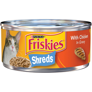 פריסקיז נתחי עוף ברוטב \ Friskies Shreds Chicken In Gravy