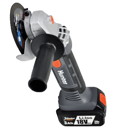 משחזת זוית נטענת "4.5 18V סוללה 3.0A 