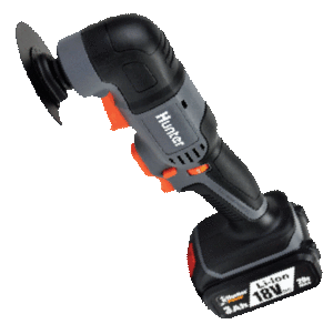 מולטיטול נטען 18V סוללה 3.0A כולל אביזרים HUNTER