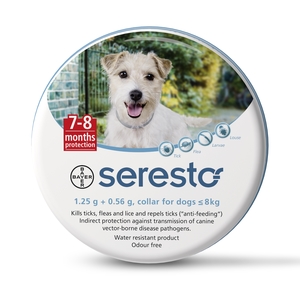 סרסטו קולר לכלב קטן עד 8 ק"ג \ Seresto Collar For Dogs
