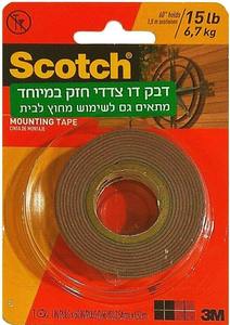 סרט דבק דו צדדי חזק במיוחד  3M Scotch