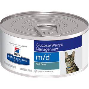 חתול m\d - שימורי Prescription Diet Glucose \ Weight Management 156g