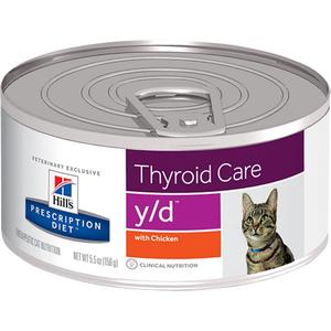 שימורים לחתול הילס 156 גרם - y\d Prescription Diet Thyroid Care
