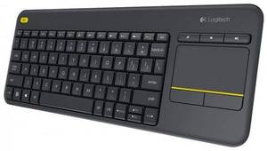 מקלדת אלחוטית Logitech Touch K400 Plus Retail בצבע שחור