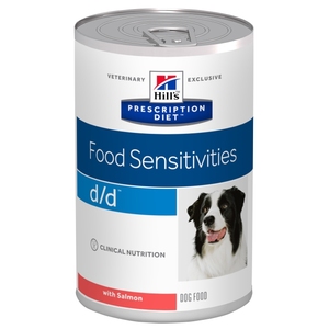 כלב, בטעם סלמון d\d - שימורי Prescription Diet Food Sensitivities, 370g