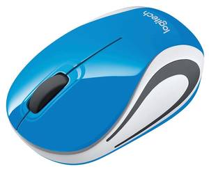 עכבר אלחוטי Logitech Mini M187 Retail - צבע כחול