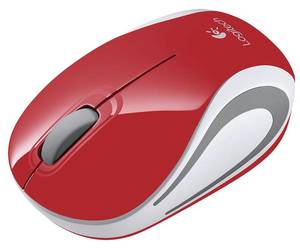 עכבר אלחוטי Logitech Mini M187 Retail - צבע אדום
