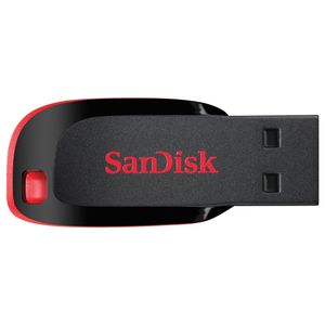 התקן SANDISK CRUZER BLAD Z50 128G שחור-אדום