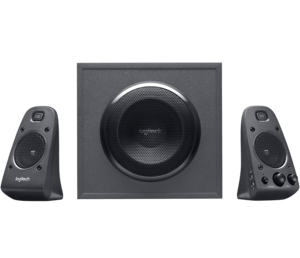 רמקולים לגיימרים Logitech Z625 2.1 צבע שחור