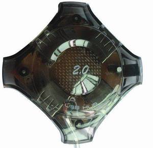  מפצל USB כוכב עם ארבע יציאות + כבל USB 