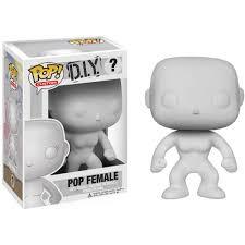 Funko Pop - Do It Yourself (Female) 2 בובת פופ לצביעה עצמית