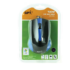 עכבריםעכבר USB אופטי כחול