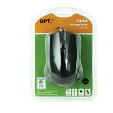 עכבריםעכבר USB אופטי שחור