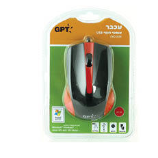 עכבריםעכבר USB אופטי אדום