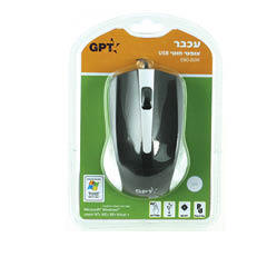 עכבריםעכבר USB אופטי לבן