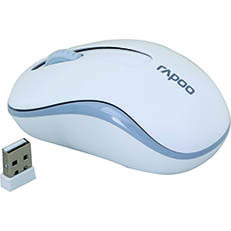 עכבריםעכבר אלחוטי אופטי לבן 2.4GHz