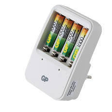 מטעני סוללותמטען 420 + 4 סוללות AAA  1000mAh