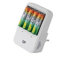 מטעני סוללותמטען 420 + 4 סוללות AA 2700mAh