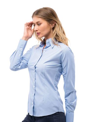 חולצת נשים משובצת