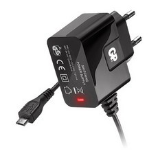 מטענים וכבליםמטען קיר 1A מיקרו GPT USB שחור
