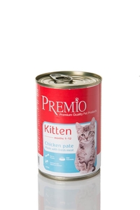 שימורי פרמיו לגורי חתולים 400 גרם \ Premio Kitten