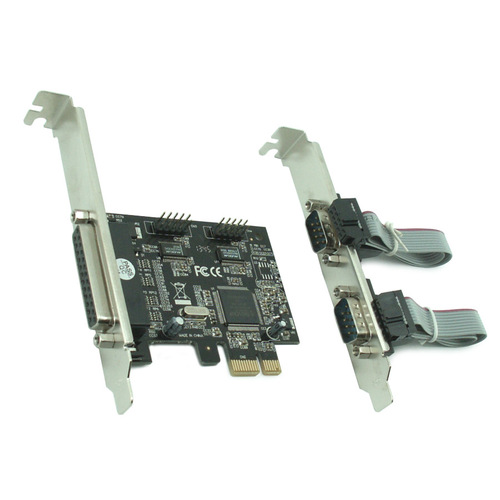 PCIe Card 2xRS232 & 1xParallel