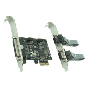 PCIe Card 2xRS232 & 1xParallel