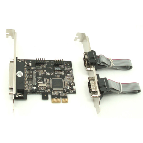 PCIe Card 2xRS232 & 1xParallel