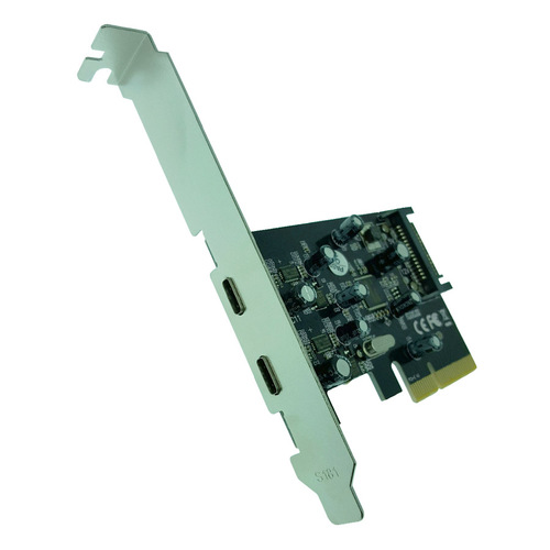 PCIe Card With 2Ports USB3.1 Type C