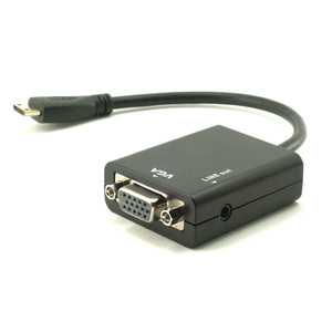 Mini HDMI To VGA w/Audio Converter