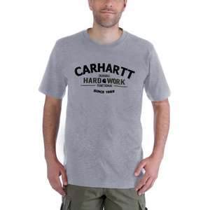103406 חולצת T גראפית צבע אפור מוברש ®Carhartt 