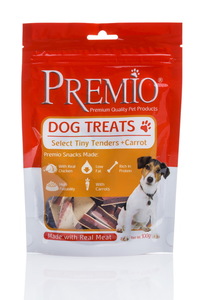 חטיף פרמיו עוף עם כבד וגזר 100 גרם