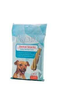 חטיף פרמיו דנטלי לגזעים בינוניים 180 גרם