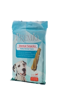 חטיף פרמיו דנטלי לגזעים גדולים 270 גרם