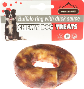 דונאטס באפלו בציפוי ברווז \ Buffalo Ring Whit Duck Sause