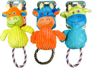 צעצוע ראש פרה רך Pets Project