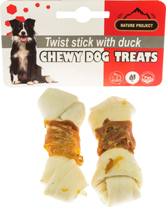 עצם קשר בציפוי ברווז \ Twist Stick Whit Duck