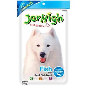 חטיף JerHigh מקלות על בסיס דגים 50 גרם