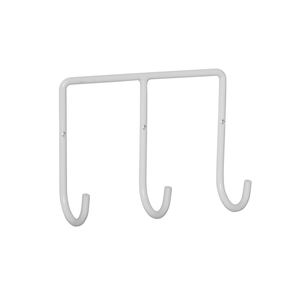 קולב שלישייה מטאלי  - לבן