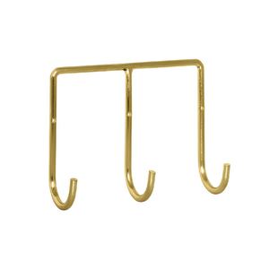 קולב שלישייה מטאלי  - זהב 