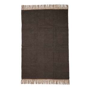 שטיח כותנה בוהיימני 200x140 ס"מ  - אפור